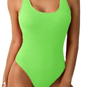 Bathing Suit Fluorescent Green